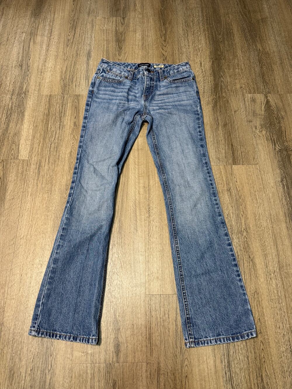 Ralph Lauren Girl's Light Blue Wide Leg Jeans